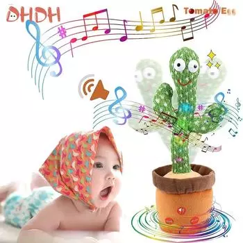 Children s Electronic Plush Toy Sunshine Cactus Dancing and Talking Cactus Toy with 120 Songs Children s Birthday Gifts