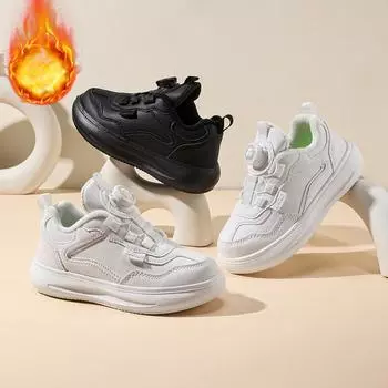 Children s Fashion Breathable Autumn And Winter Soft Sole Shoes Kids Running Sports Shoes Boys And Girls Comfortable Sneakers 28 белый