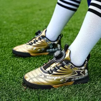 Children s football shoes 2024 new broken nails tf boys and girls competition training shoes middle school and older students youth training 31