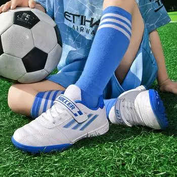 Children s football shoes Boys and girls tf broken nails Professional competition training shoes Primary and secondary school lawn school special sne 29