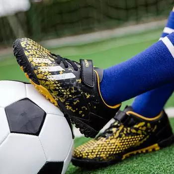 Children s Football Shoes Boys and Girls Velcro Shredded Nails Artificial Ping Training Shoes Outdoor Sports Football Shoes 29