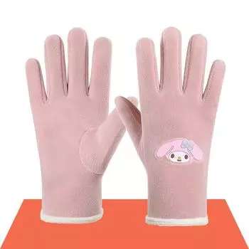 Children s Gloves Autumn and Winter Boys and Girls Students Add Velvet Warm Windproof Cold Outdoor Cycling Winter Children s Gloves