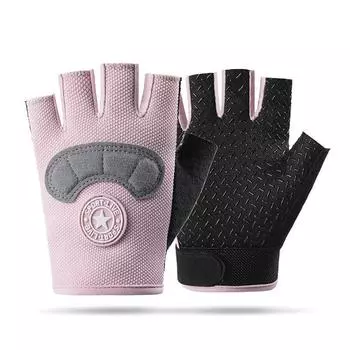 Children s Half Finger Men and Women Spring and Summer Outdoor Sports Gloves Riding Non Slip Breathable Student Riding and Playing Thin Gloves M