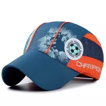 Children s Hats, Men s Summer Baseball Caps, Women s Sunhats, Thin Graffiti, Sports Sun Tennis Hats, Korean Children s Hats темно-синий