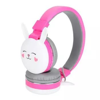 Children s Headset Cute Animals Bluetooth 5.0 Kids Headphones with Mic for ChildrenBunny