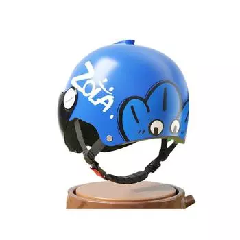 Children s Helmet Cartoon Electric Vehicle Helmet, Four Seasons Universal Summer Helmet with Ear Protectors National 3C certification