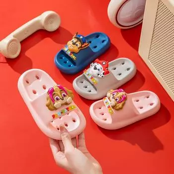 Children s hollow slippers boys summer bathroom water leakage non-slip bath baby drag girl 17 yards foot length 16-16.5 cm синий