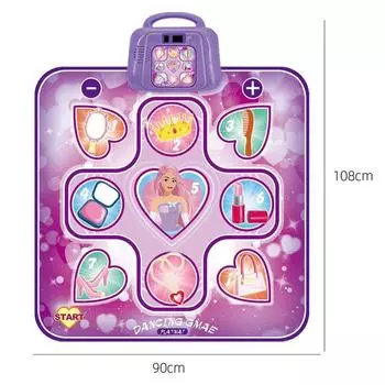 Children S Household Electric Dance Blanket, Foot Music Carpet Game Machine With Integral Toy