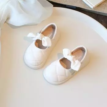 Children s Leather Shoes Versatile Round-toe Mary Jane Shoes for Girls Spring Autumn Kid Causal Princess Fashion Flat Shoes Soft 21 хаки