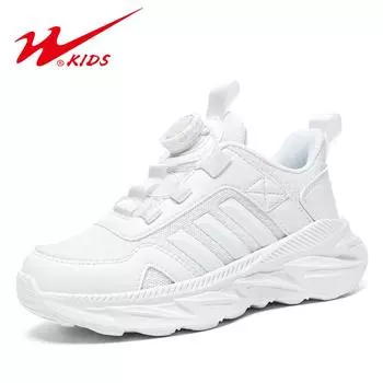 Children s little white shoes spring and summer mesh breathable student white boys sports shoes 28 белый