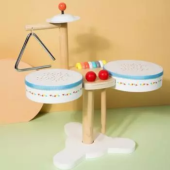 Children S Multifunctional Drum Set Percussion Instrument Baby Educational Five-Tone Combination Music Educational Toy