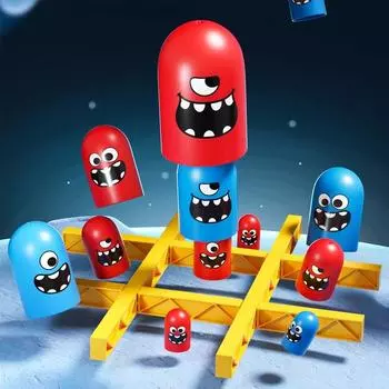 Children s nesting dolls, well shaped chess puzzle toys, fun eating games, thinking and logic training Educational Family Games