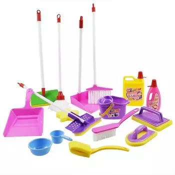 Children S Play House Cleaning Toy Set, Simulated Sanitary Ware Cleaning Combination Enlightenment Toy