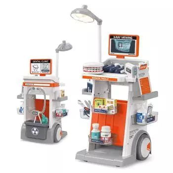 Children S Play House Simulation Electric Light Electrocardiogram Doctor Cleaning Tools Supermarket Shopping Cart Toy Cover