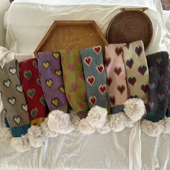 Children s scarf boys winter baby warm thickened knitted baby scarf winter girls neck cover 80-100cm