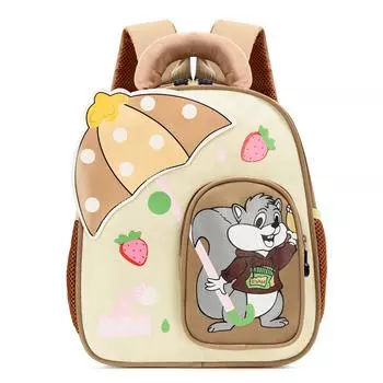 Children s Schoolbag 3-6 Years Old Boys and Girls Backpack Lightweight Backpack Kindergarten Schoolbag хаки