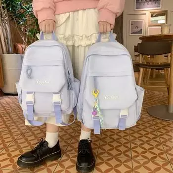 Детский школьный рюкзак для 3-6 классов, рюкзак для начальной школы, однотонный женский рюкзак Small розовый