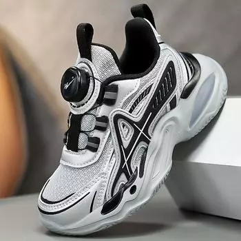 Children s Sports Shoes 2024 Fashion Mesh Breathable Outdoor Training Flat Walking Pleasure Tennis Shoes for Kids Sneakers EU28