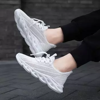 Children s sports shoes summer mesh running shoes boys single mesh breathable dad trendy shoes female student casual shoes 28 белый