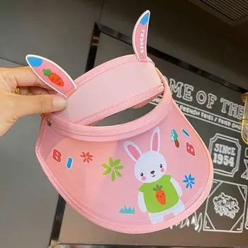 Children s Sun Hat Girl Summer Fisherman Hat Classic Style Outdoor Boys Sun Hat Cute Baby Hat Pink bunny hat