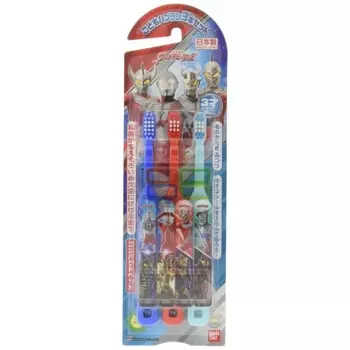 Children s toothbrush set of 3 Ultra Hero