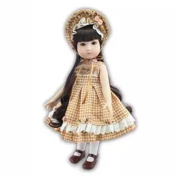 Children s Toys Classical Style Doll Gift Toy Doll Home Decoration Simulation Doll коричневый