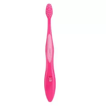 Children Toothbrush Soft Hair Anti Slip Toothbrush for 8-12 Years Old Child(Rose Red ) розы красного