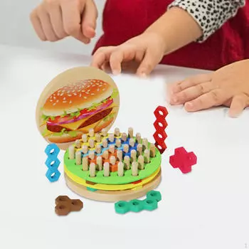 Детская деревянная головоломка игрушка 3D вечеринка обучение развитие Монтессори пазлы