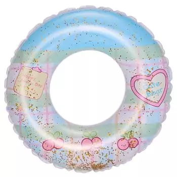 Childrens Adult And Swimming Circle Cartoon Love Cherry With Glitter Water Toy NO.60(10-25KG)