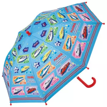childrens parasol 45cm plarail for 5-6 years old approximately 105-115cm elementary school student hand-open type that prevents fingers from being pi