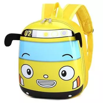 Childrens Shell Hard Backpack Automotive Printing Design Suitable For Daily Use