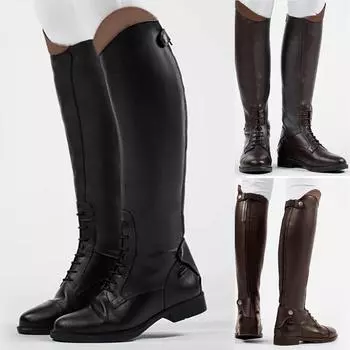 (Чилили)Женские зимние теплые ботинки на нейтральном среднем каблуке в стиле панк, крутая обувь без шнуровки в стиле ретро 35 чёрный