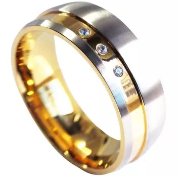CHILL FACTOR Cock Ring 059 Metal Penis Ring Silver Gold S&G Men s (S)