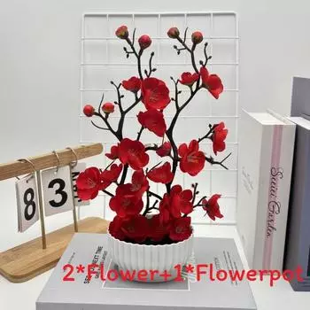 Chimonanthus Praecox Flower Basin Decorative Potted Plant For Home Gift Office