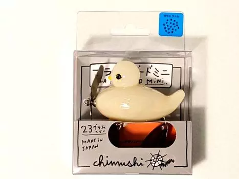 Chimushi Plakai Bird Mini Material Bone Rattle Specification (Chimushi) (Bone Ver) Duck/Glass