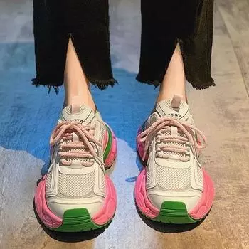 China Hot Selling Comfortable Athletic Couple Sneaker Casual Walking Ladies Sneakers for Women 40 чёрный