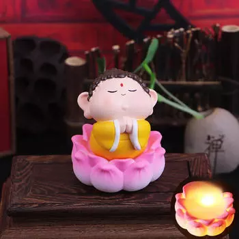 Статуя китайского бога, статуэтка фэн-шуй, настольное украшение, скульптура из смолы для фермерского дома Buddha