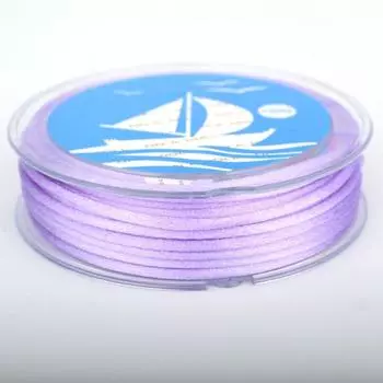 Chinese Knot No. 6 Braiding Thread 1.5mm South Korean Silk Hand-Knitted Rope Carrying Strap Pendant Red Rope Bracelet Strand Necklace Rope Pink purple(05#)