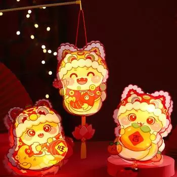 Chinese Style 2025 Snake Year Lantern Traditional New Year Luminous Lantern Home New Year Ornament Style 6