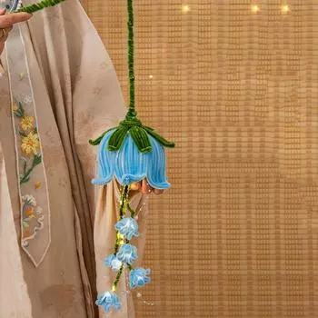 Chinese Style Bell Flower Lantern Handmade DIY Mid-Autumn Glowing Lantern Kindergarten Style 7