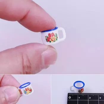 Chinese Style Nostalgic Simulation Model Miniature Dollhouse Chinese Nostalgic Scene Kitchenware Doll Accessories as the picture