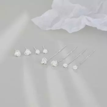 Chinese Style Ruyi Knot Tassel Earrings Women s Earrings Light Luxury Niche Earrings Earrings