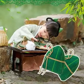 Chinese Style Zongzi Hair Clip Soft Dragon Boat Festival Hairband Hair Styling Accessory Hair Clip