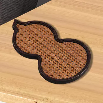 Chinese Stylish Tea Serving Tray Dining Table Gourd Shape Sushi Food Display Platter S