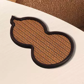 Chinese Stylish Tea Serving Tray Display Food Dish Gourd Shape Platter for Family S