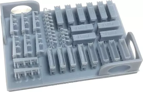 Chino Model Machine Gun Ammunition Box Set Early Model 3D Printer Kit 1/35 MG34/42 CM-145A