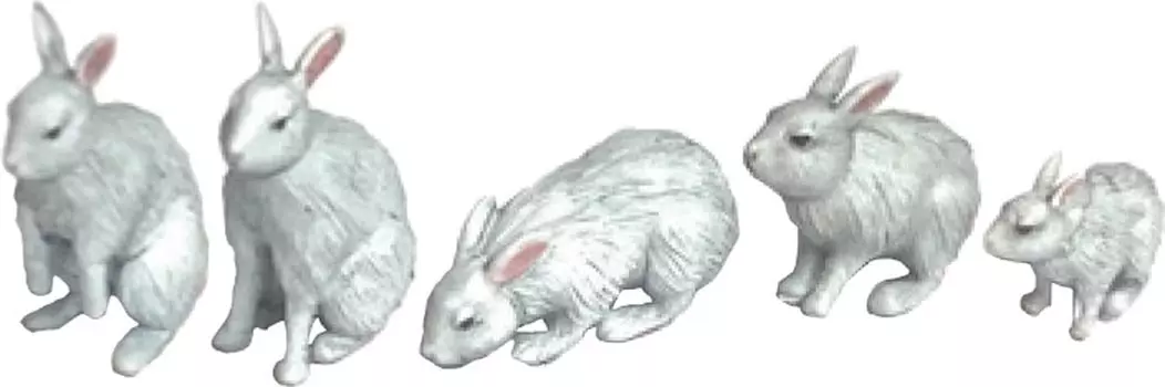 Chino Model Wonderful Series Rabbit Set 3D Printer Kit 1/35 CMW-021