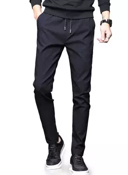 Чино Skinny Super Stretch Sweat Slim Large Gray [NEWHEY] Мужские брюки, Брюки, Брюки, Дизайн, Размер, Лето, Осень, Черный, Синий, чёрный