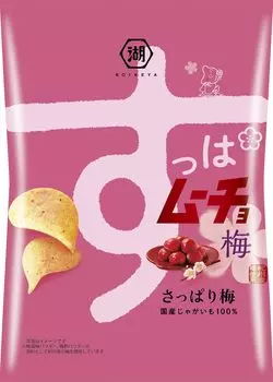 Чипсы Koikeya Sour Mucho со вкусом освежающей сливы, 55 г x 12 пакетиков