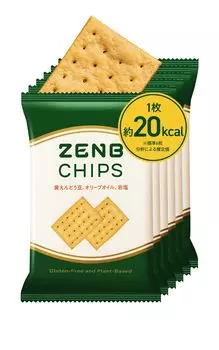 Чипсы ZENB 6 пакетиков 36 крекеров Бобовые чипсы диетические глютеновые низкоуглеводные углеводные пищевые волокна добавки во время кишечного питания